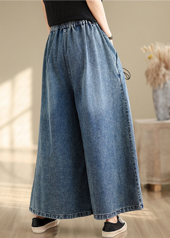 【Anyone more】Redo Strap Blue Wide Pants Splits59 Maxie Rigor Track Pant in Classic Blue & White
