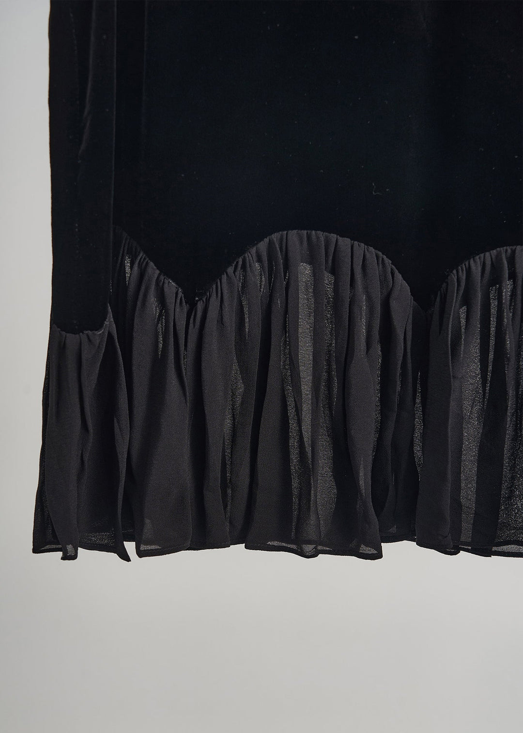 Elegant Black Nail Bead Patchwork Silk Velour Vests Fall