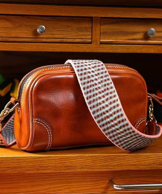 Elegant Brown Solid Durable Faux Leather Messenger Bag