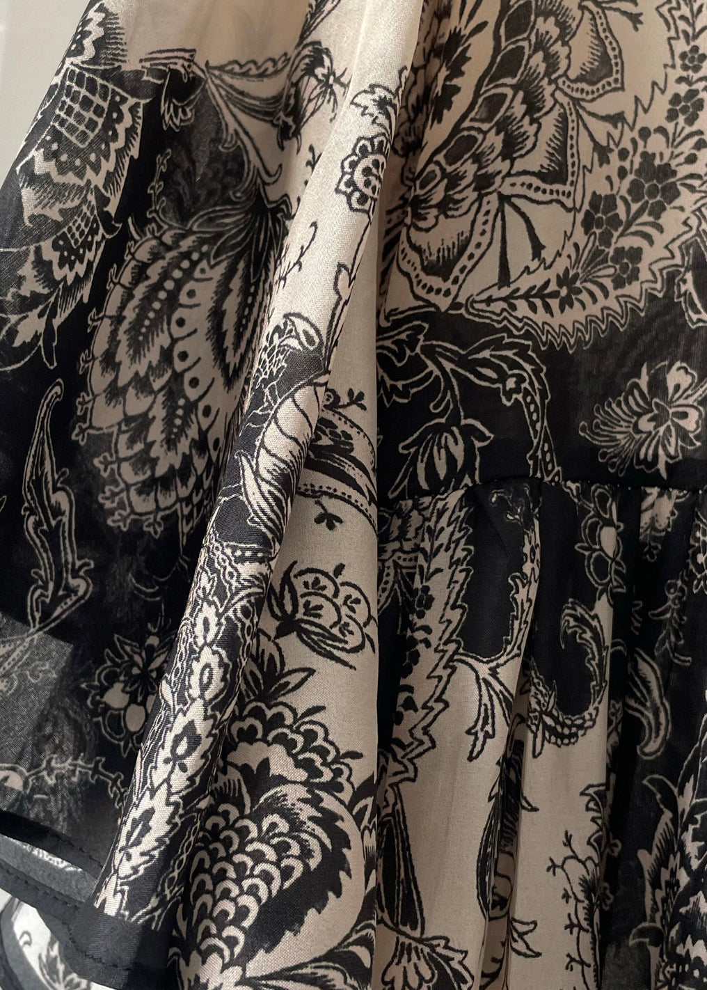 Elegant O Neck Print Cotton Long Dresses Summer