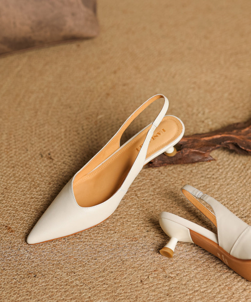 Elegant Red High Heels Splicing Faux Leather Pointed Toe