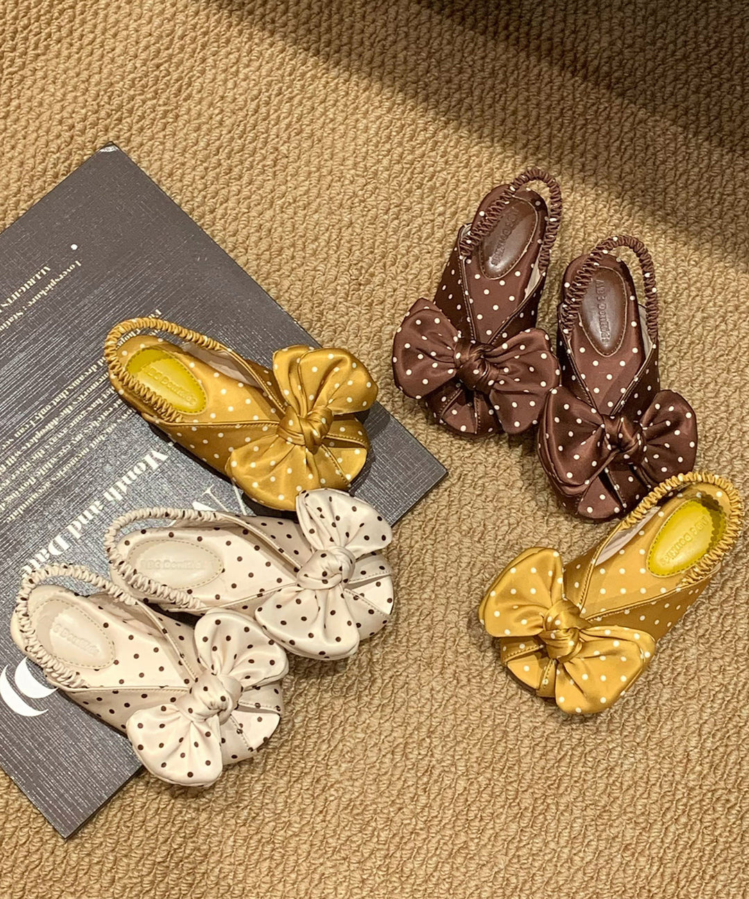 Embossed Brown Flat Sandals Girls Hiking Sandals