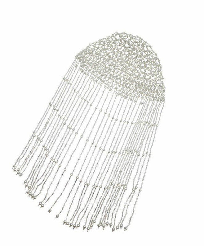 Exotic Style Personalized Pearl Tassel Headwear