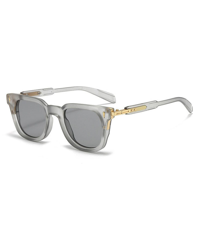 Fashion Black Outdoor Sunscreen Metal Sunglasses