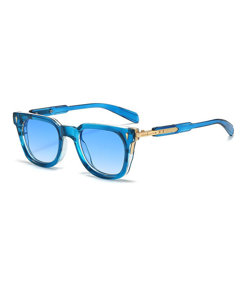 Fashion Black Outdoor Sunscreen Metal Sunglasses