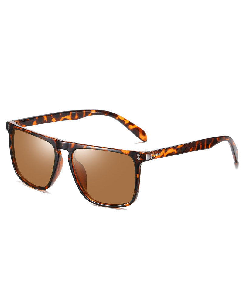 Fashion Blackish Green Polarized Color Changing Sunglasses