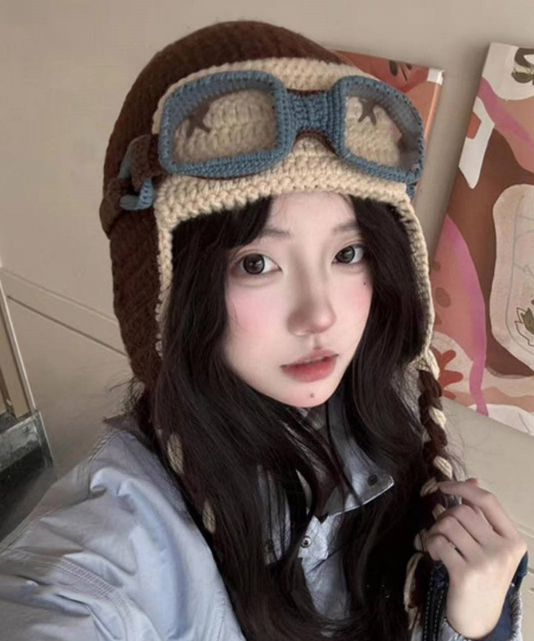 Fashion Coffee Versatile Knit Boonie Hat