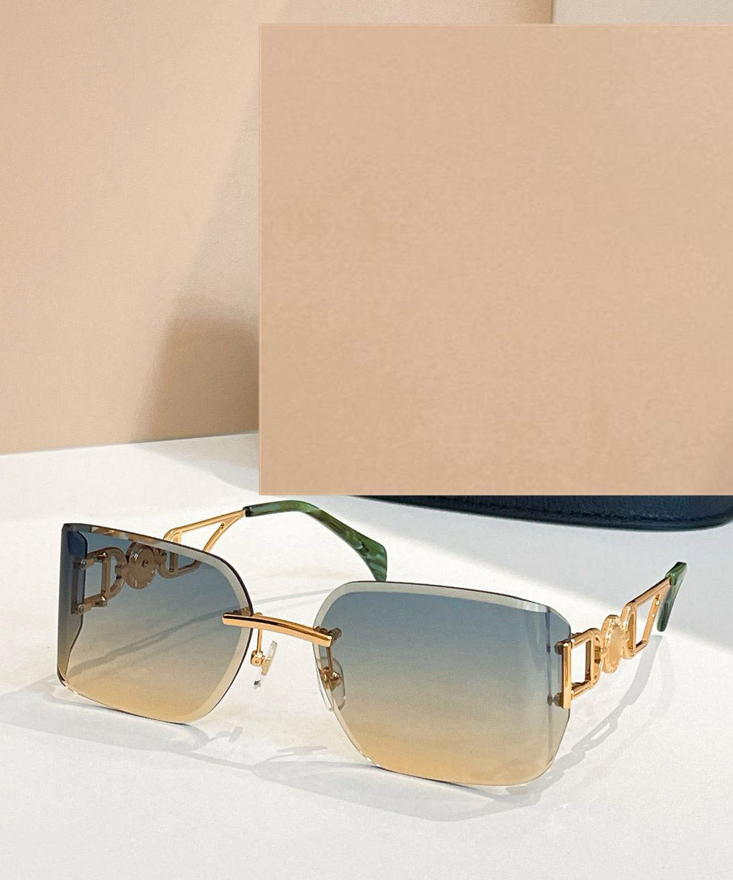 Fashion Colour 1 Metal Alloy Square Sunglasses