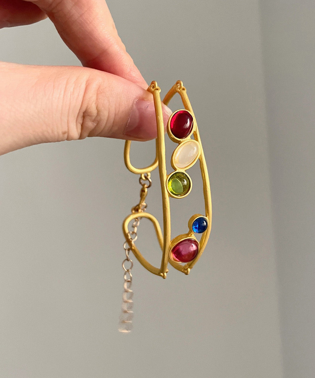 Fashion Gold Copper Alloy Hollow Out Diamond Bracelet