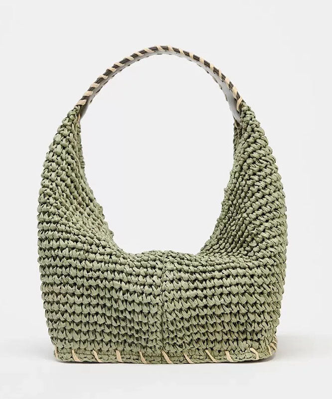 Fashion Handmade Straw Woven Casual Versatile Shoulder Bag