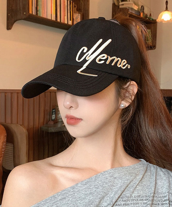 Fashion Khaki Graphic Embroideried Baseball Cap Hat