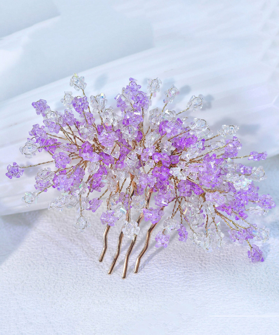 Fashion Light Green Alloy Floral Hairpin