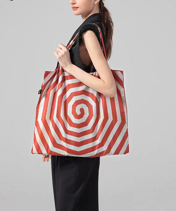 Fashion Lightweight Black Large Capacity Shopping Bag