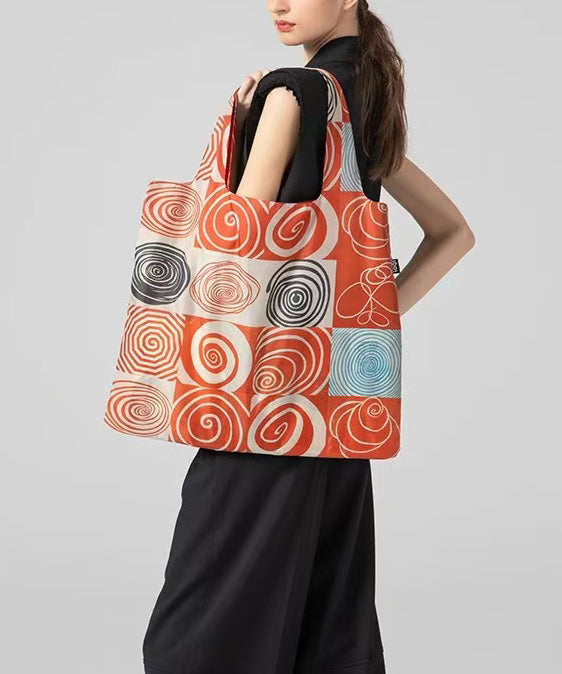 Fashion Lightweight Black Large Capacity Shopping Bag