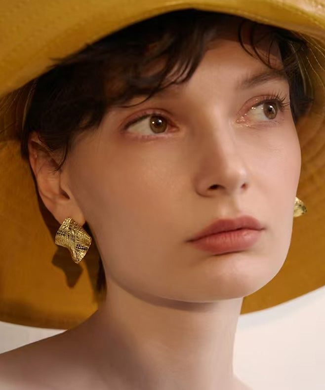 Fashion Metal Square Geometric Stud Earrings