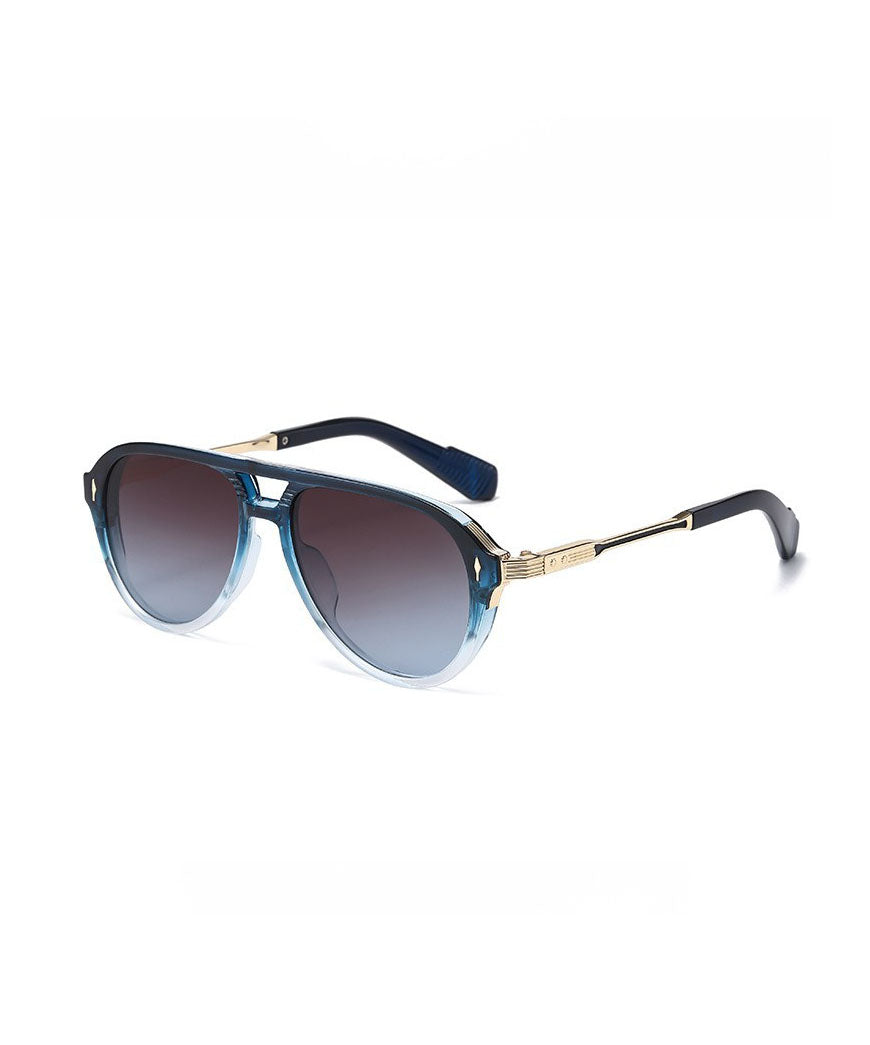 Fashion Personalized Tortoiseshell Metal Toad Sunglasses