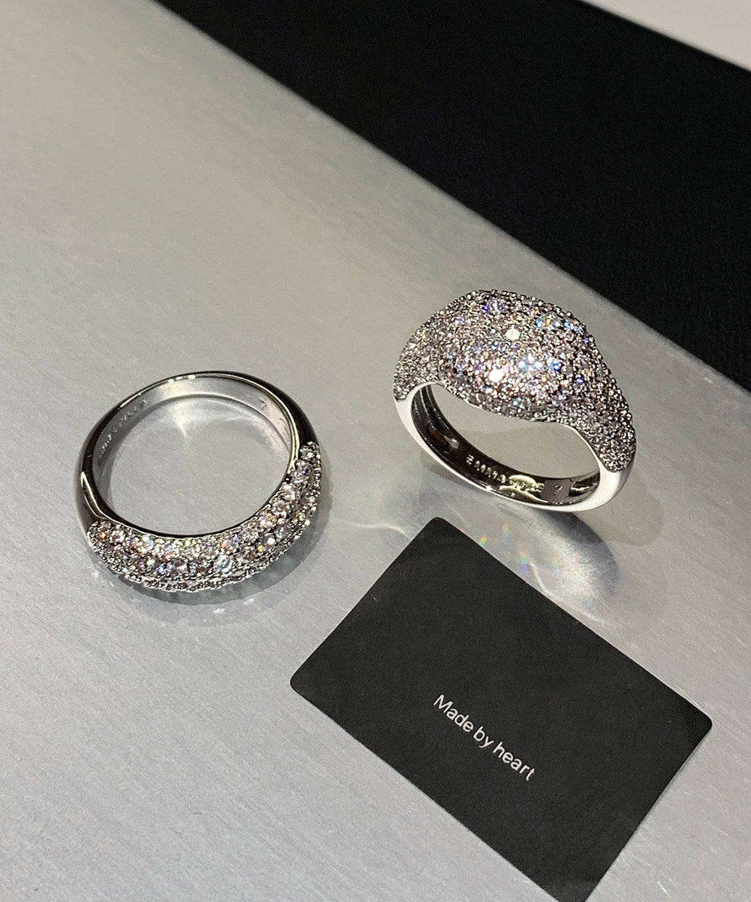 Fashion Silvery Zircon Sparkling Women Ring - Omychic