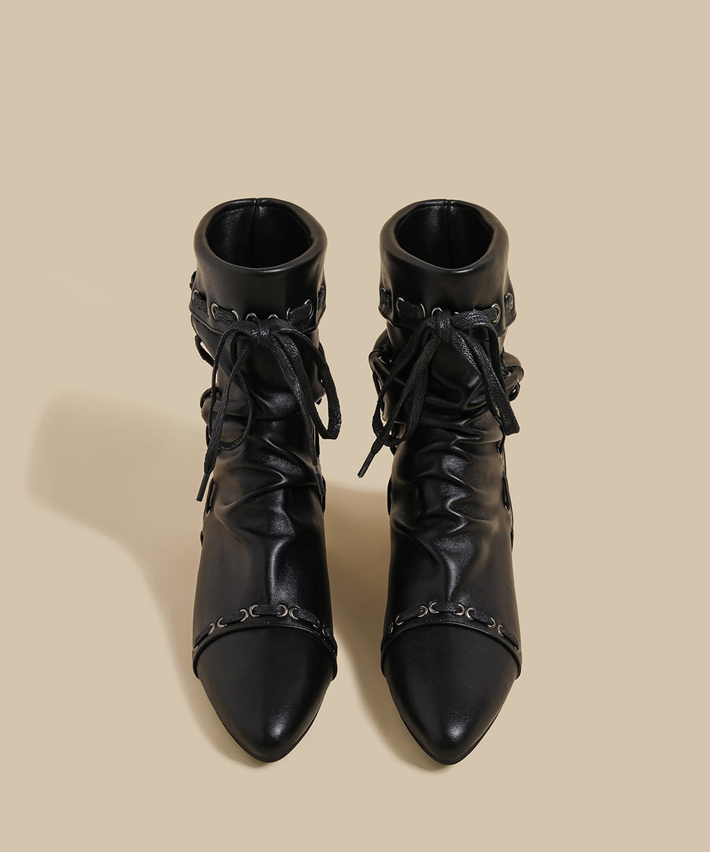 Fashion Splicing Wedge Boots Pink Suede Fuzzy Wool Lined