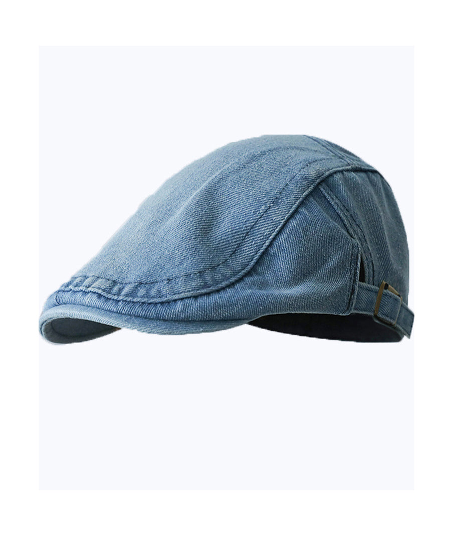 Fashion Streetwear Blue Denim Breton Hat