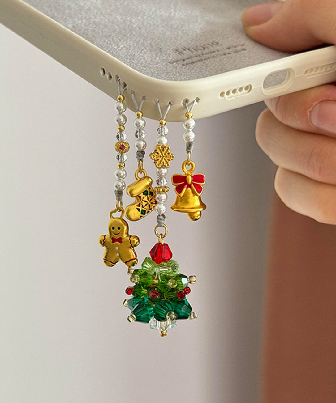 Fashion Sweet Christmas Versatile Mobile Phone Chain Pendant - Omychic