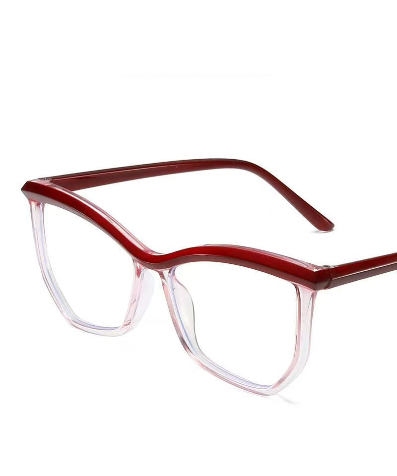 Fashion Versatile Red Square Full Frame Reading Glasses