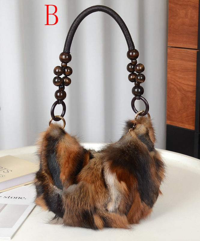 Fashion Versatile Women's Fuzzy Fur Shoulder Bag