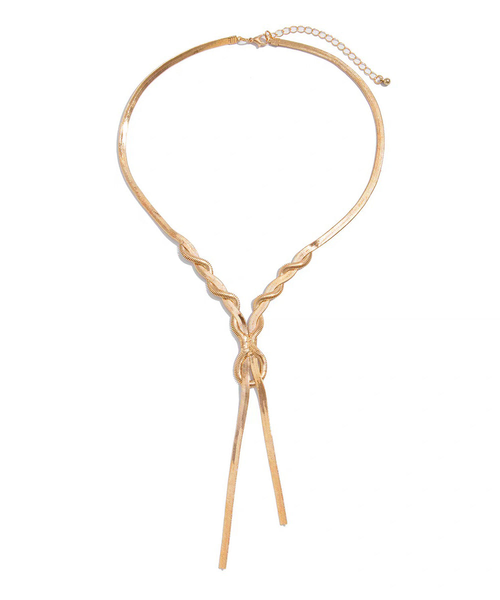 Fine Gold Copper Alloy SerpentinePrincess Necklace - Omychic