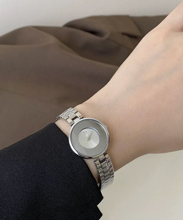 Fine Gold Stainless Steel Hardlex Crystal Watches