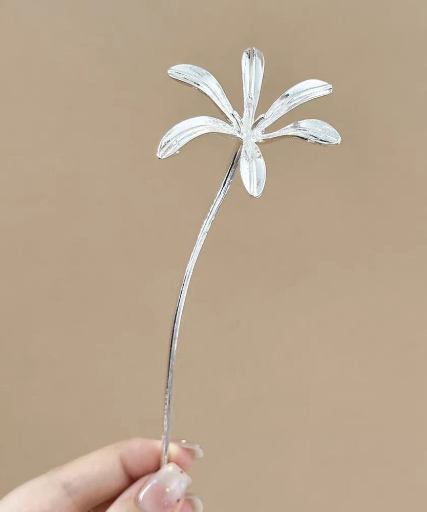 Fine Silk Copper Sanding Magnolia Hairpin