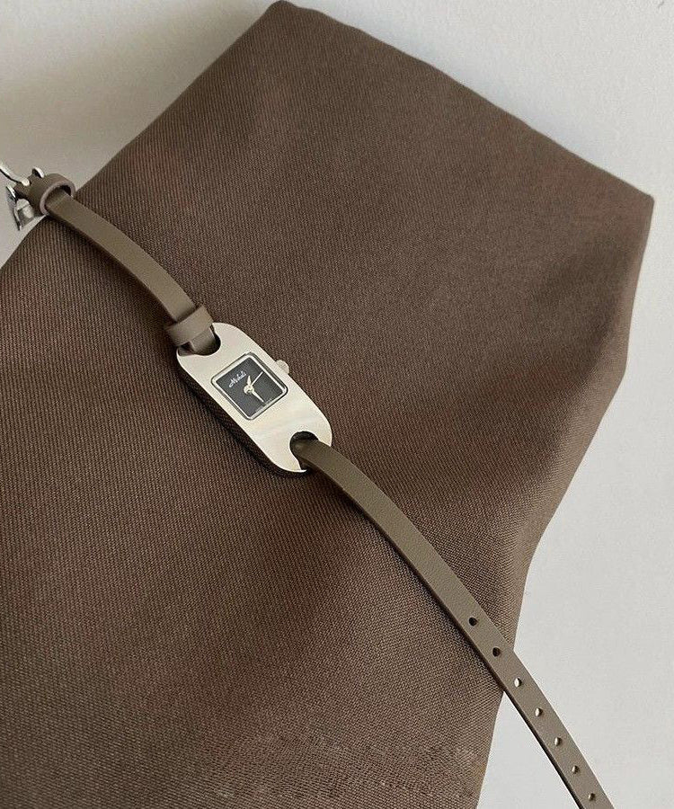 Fine Silk Genuine Leather Alloy Watches