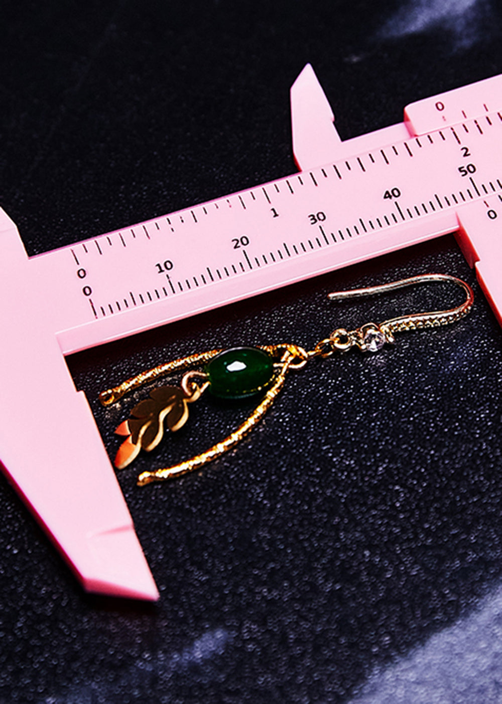 Fine Turquoise Zircon Sparkling Gilding Drop Earrings