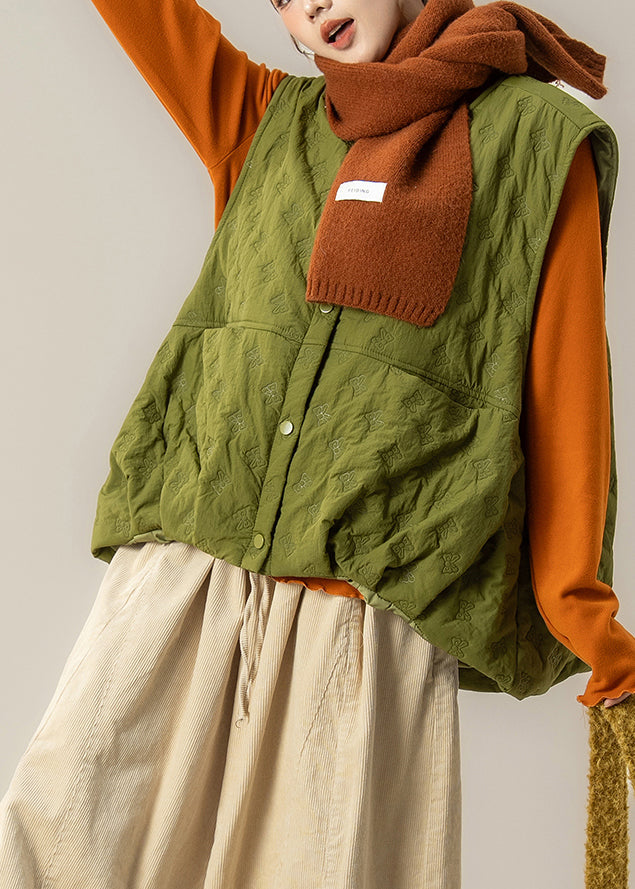 Fitted Orange Stand Collar Cotton Shirt Top Spring