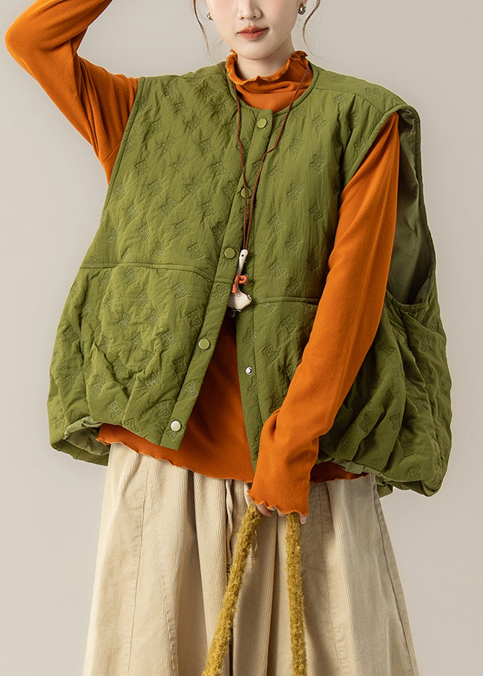 Fitted Orange Stand Collar Cotton Shirt Top Spring