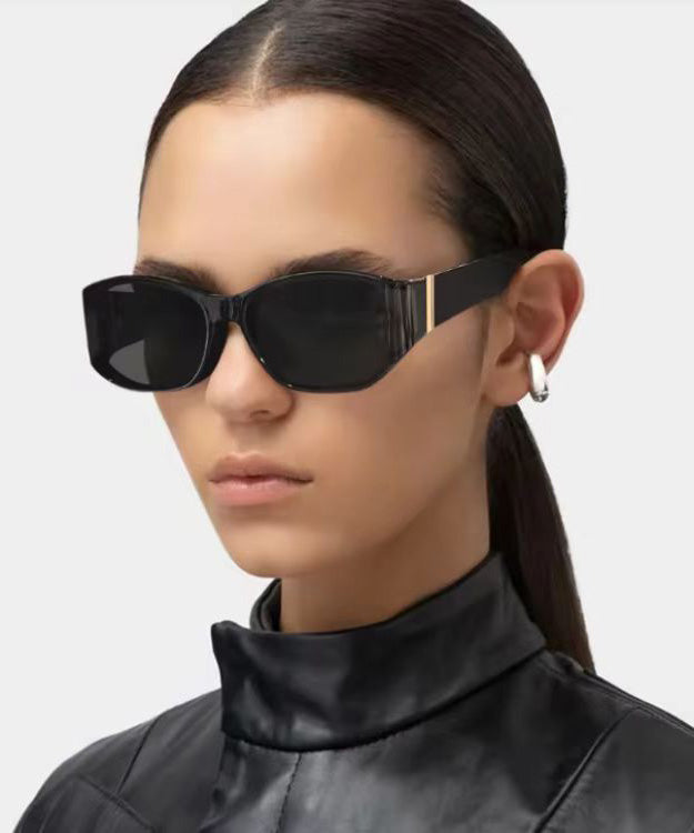 Grey Irregular Square Sunglasses Europe And America