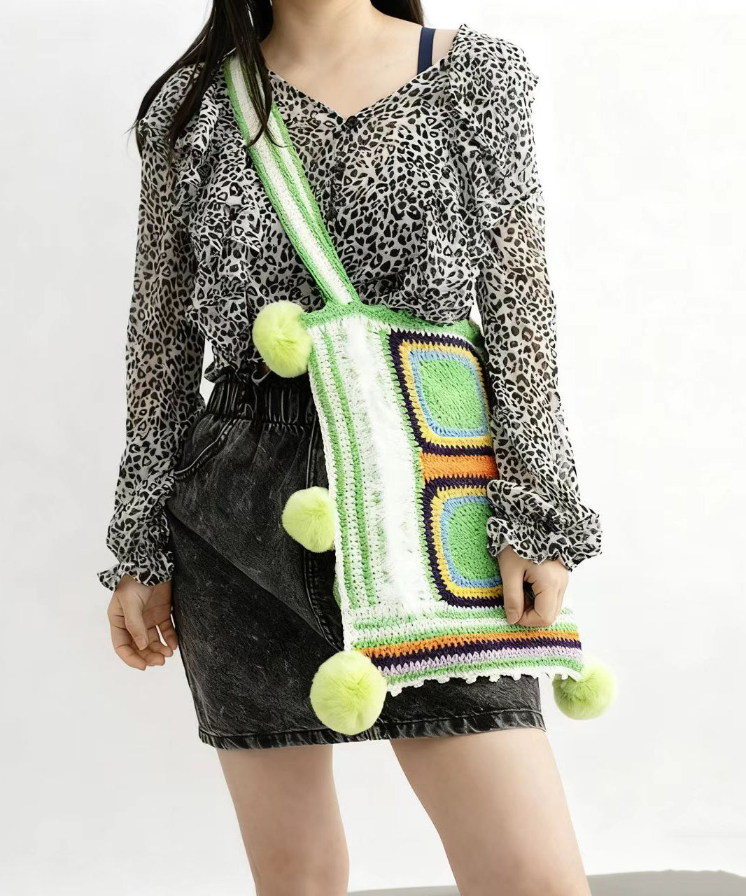 Handmade Casual Knitting Large Capacity Shoulder Bag