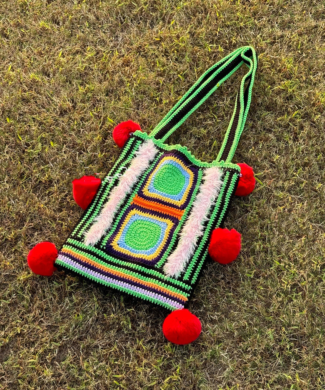 Handmade Casual Knitting Large Capacity Shoulder Bag