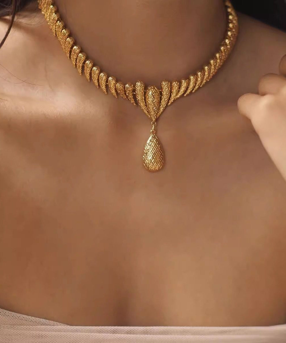 Handmade Golden High Quality Copper Choker - Omychic