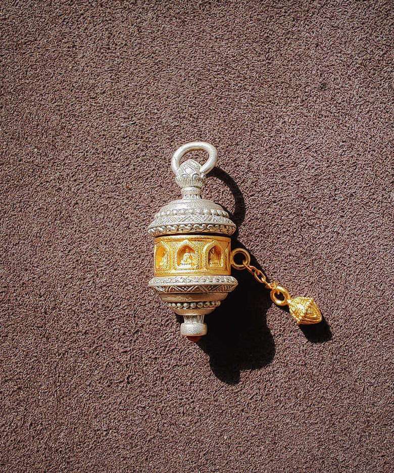 Handmade Original Design Silver Gilding Eight Guardian Pendant Necklace - Omychic