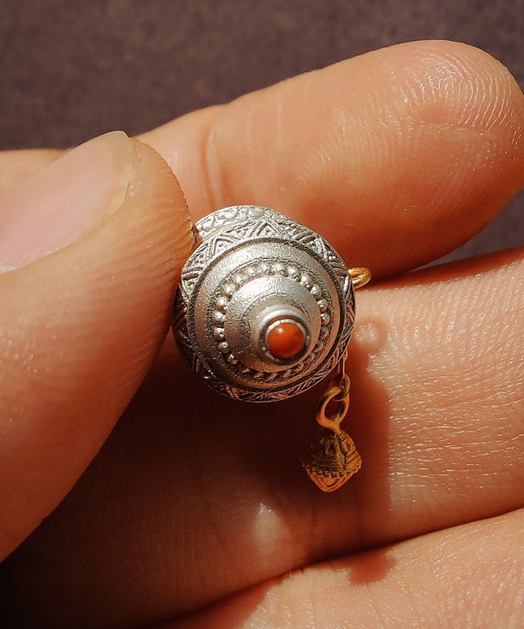 Handmade Original Design Silver Gilding Eight Guardian Pendant Necklace - Omychic