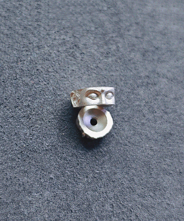 Handmade Silver Gilding Without Saying Buddha's Barrier Beads - Omychic