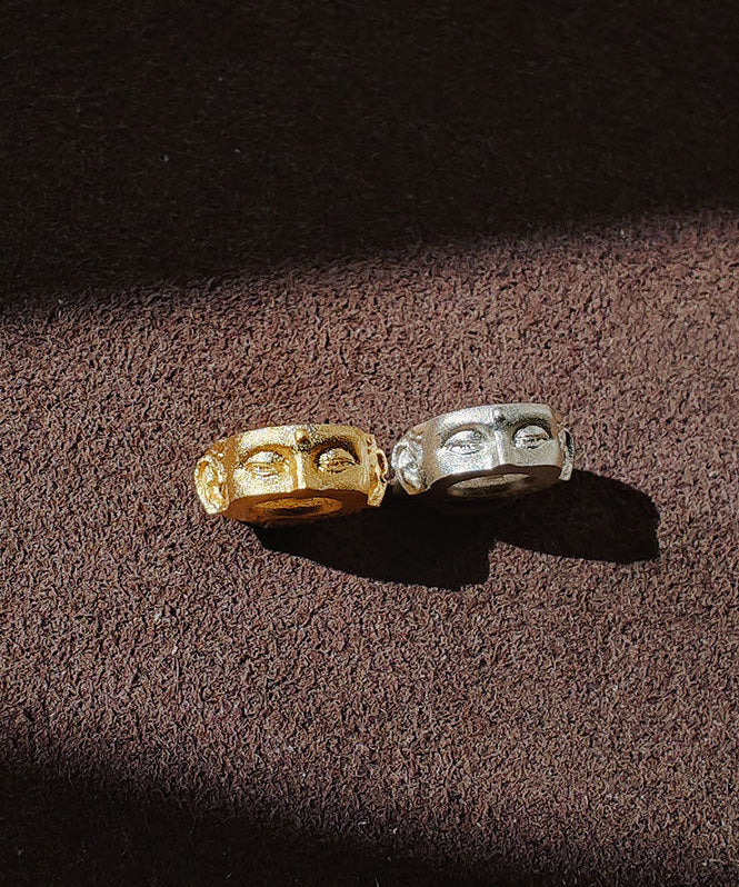 Handmade Silver Gilding Without Saying Buddha's Barrier Beads - Omychic