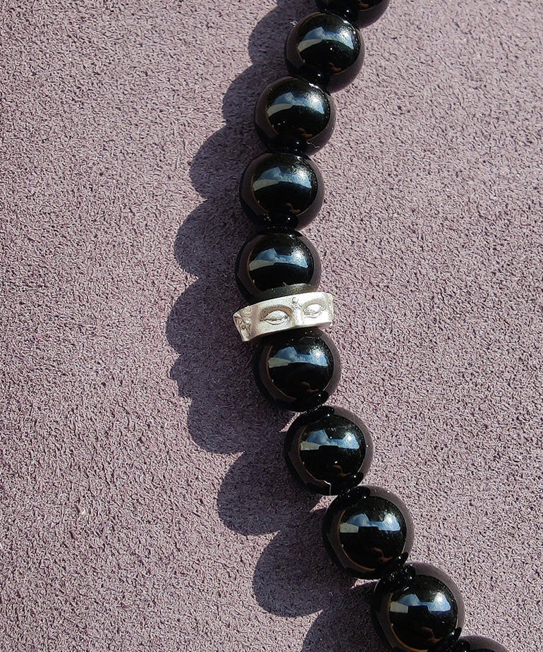 Handmade Silver Gilding Without Saying Buddha's Barrier Beads - Omychic