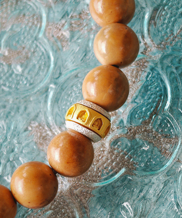 Handmade Silver Thousand niche Buddha Transport Beads - Omychic