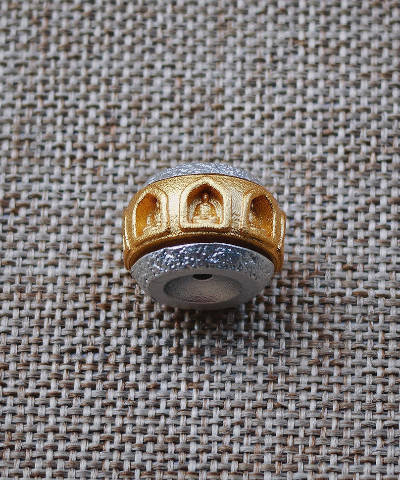 Handmade Silver Thousand niche Buddha Transport Beads - Omychic