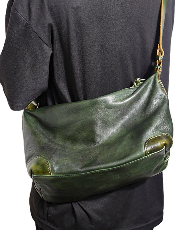 Handmade Solid Durable Leather Messenger Bag