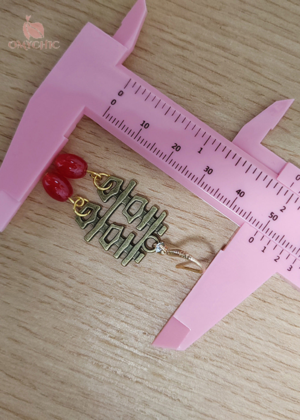Handmade XI Character Copper Retro Wedding Drop Earrings