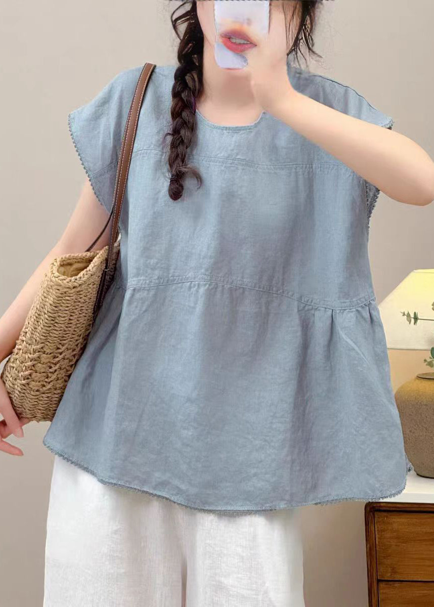 Italian Green Oversized Patchwork Lace Shirt Summer