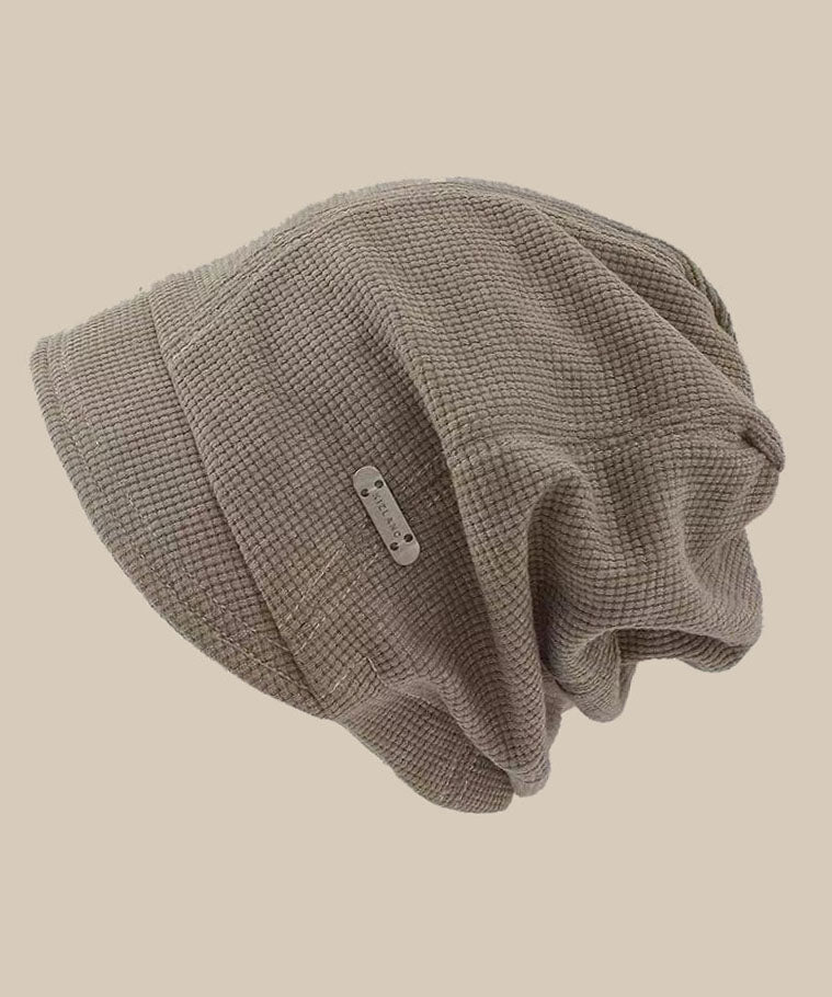 Japanese Black Drawstring Cotton Bucket Hat