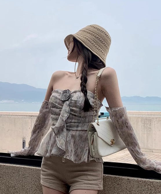 Japanese Thin Hollowed Out Breathable Knitted Bucket Hat