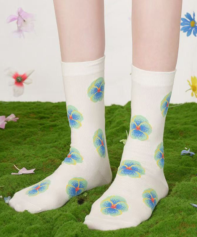 Korean Version Cartoon Cute Jacquard Crew Socks